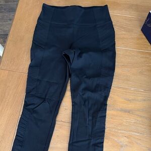 Athleta Delancey Moto Tight -Black, Small Petite